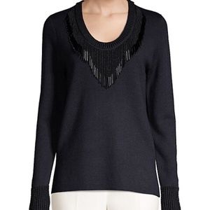 Kobi Halperin grey wool blend sweater top